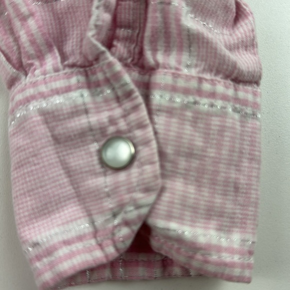 Gina Benotti Pink Plaid Snap Button Down Shirt - Picture 8 of 13